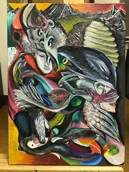 Amazon.co.jp: 動物多数 トリックアート 上下左右（アクリル